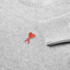 AMI A Heart Logo Crew Knit