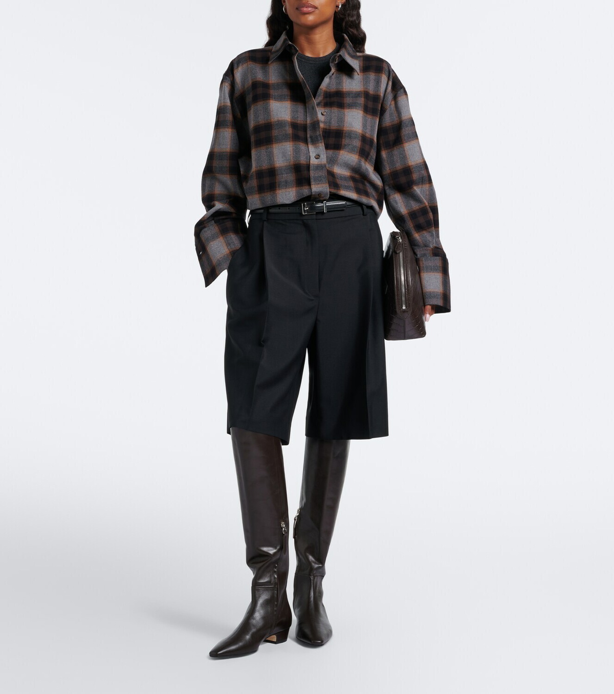 Aeyde Ilaria leather over-the-knee boots