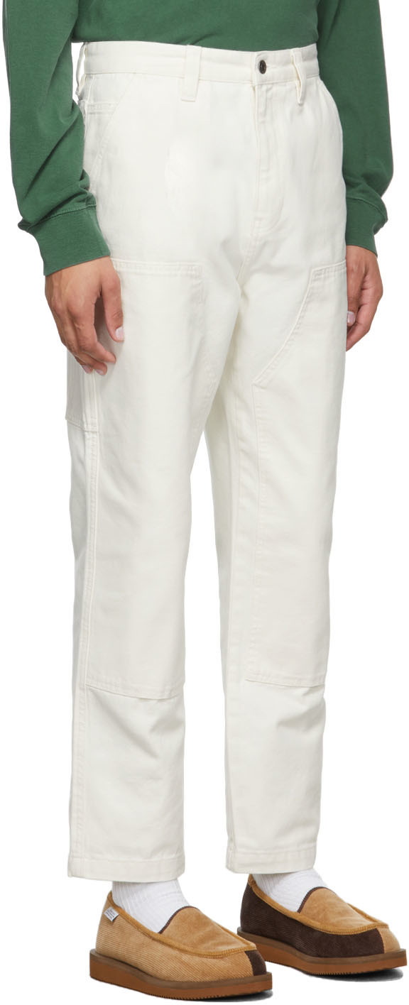 Stüssy Off-White Canvas Work Trousers Stussy