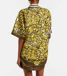 Alémais Mona floral hemp shirt
