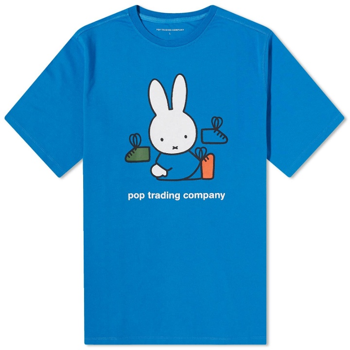 Photo: Pop Trading Company Men's x Miffy Shoes T-Shirt in Blue