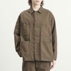 Unlikely Dry Goods Men's Chore Jacket in Brown Wash