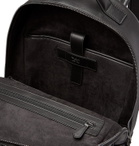 Serapian - Compact Mosaico Woven Leather Backpack - Green