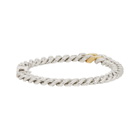 Bunney Silver and Gold Simple Chain Bracelet