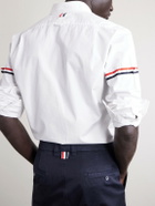 Thom Browne - Straight-Leg Cotton-Twill Shorts - Blue