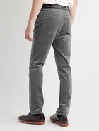 G/FORE - Slim-Fit Cotton-Blend Corduroy Golf Trousers - Gray