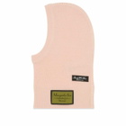 MM6 Maison Margiela Women's Balaclava with Patches in Rose Pink 