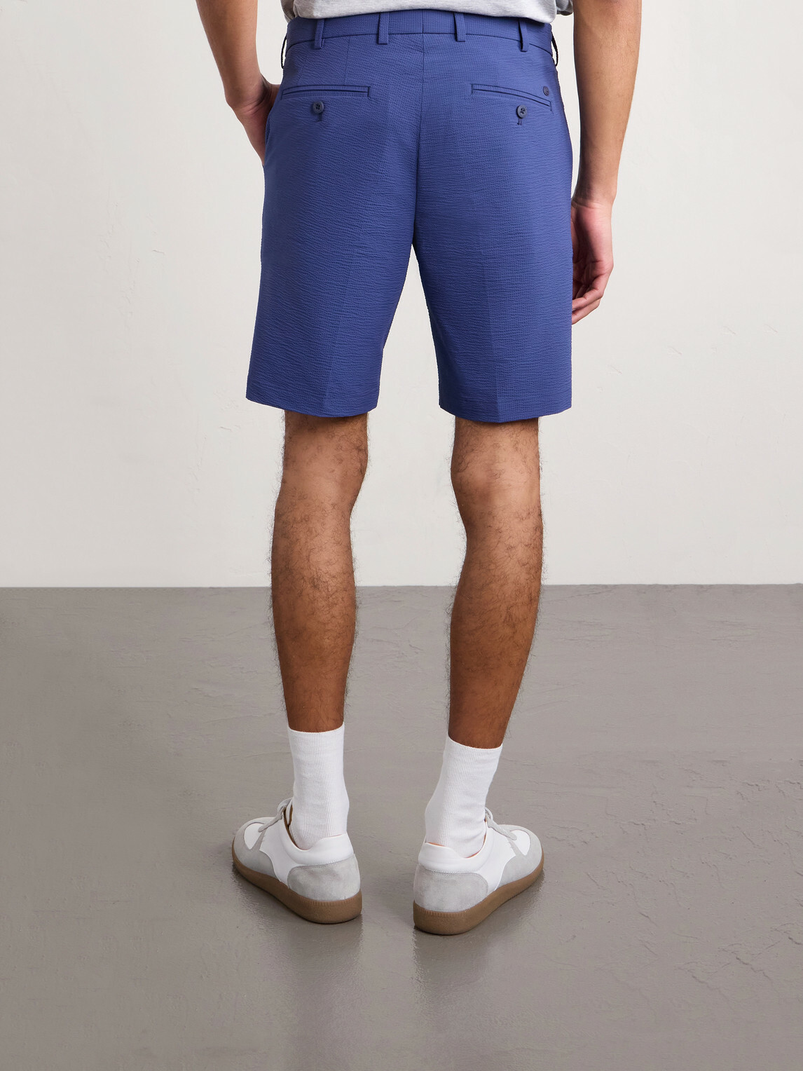 Peter Millar - Matlock Straight-Leg Seersucker Golf Shorts - Blue