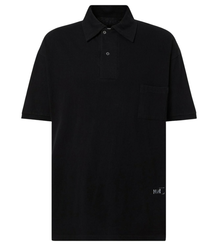 Photo: Maison Margiela Logo cotton polo shirt