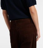 Miu Miu Cotton corduroy wide-leg pants