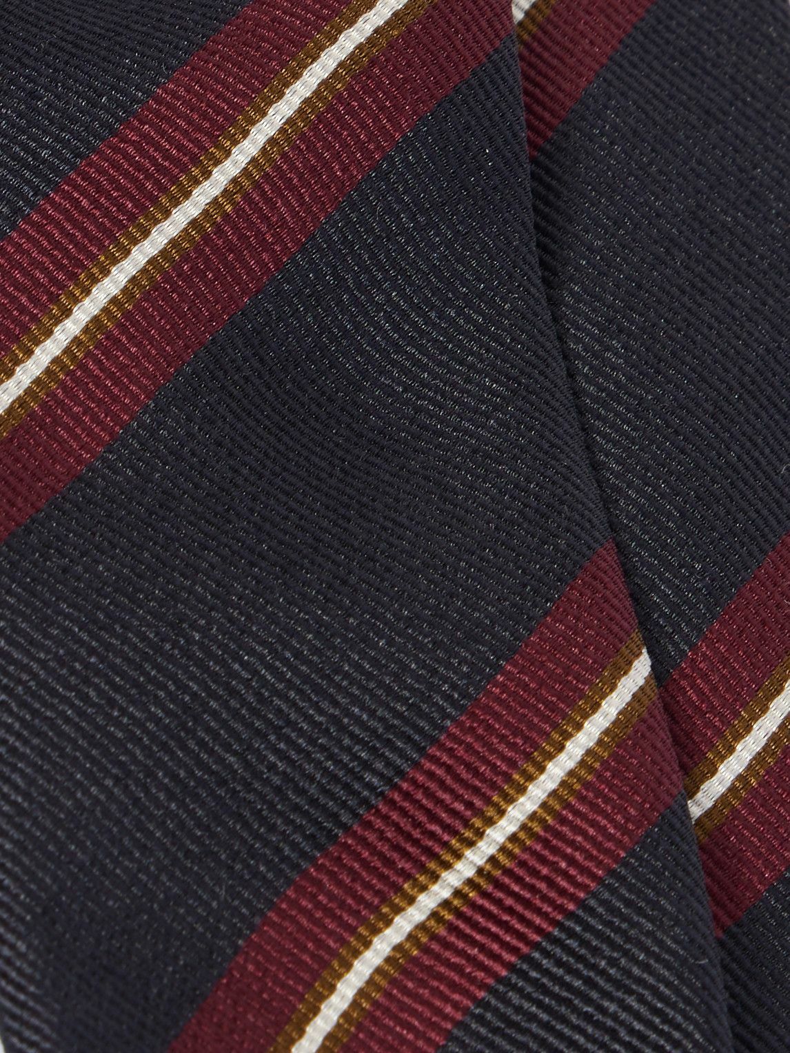 CELINE - 5cm Striped Silk-Twill Tie