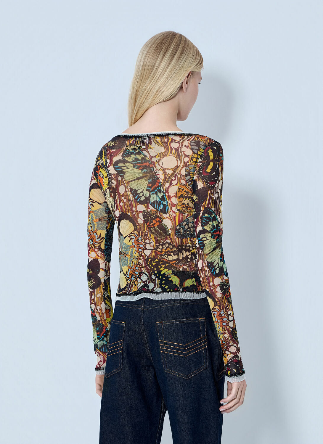 Jean Paul Gaultier Re-Edition The Yellow Butterfly Cardigan