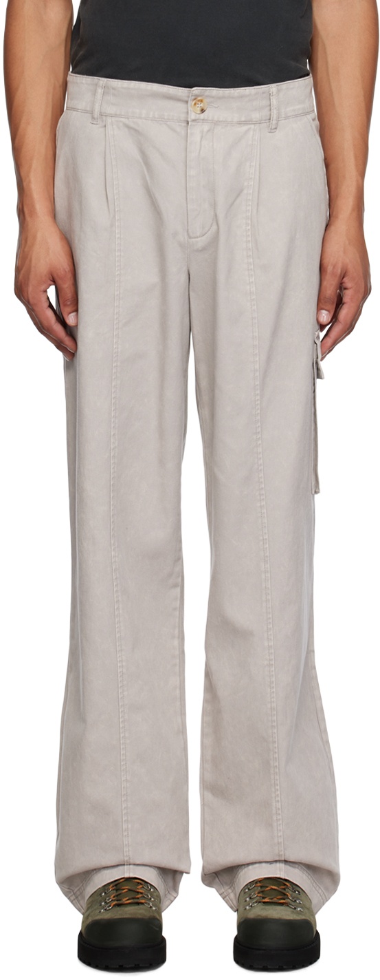 Photo: (di)vision Taupe Pleated Trousers