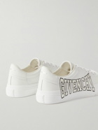 Givenchy - City Sport Logo-Print Leather Sneakers - White