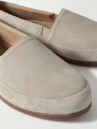 Mulo - Suede Loafers - Neutrals