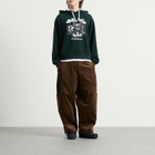 Brain Dead Men's Global Shock Hoodie in Forest Green