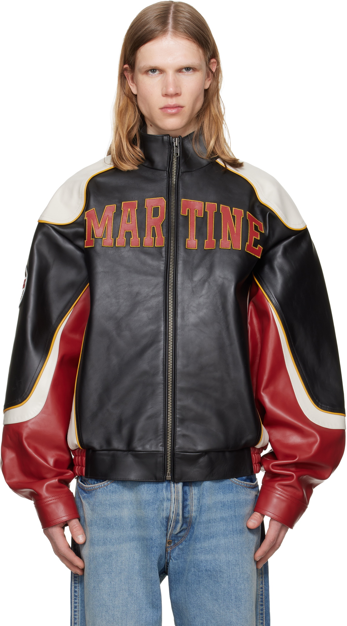 Haider Ackermann Leather Biker Jacket Black Haider Ackermann