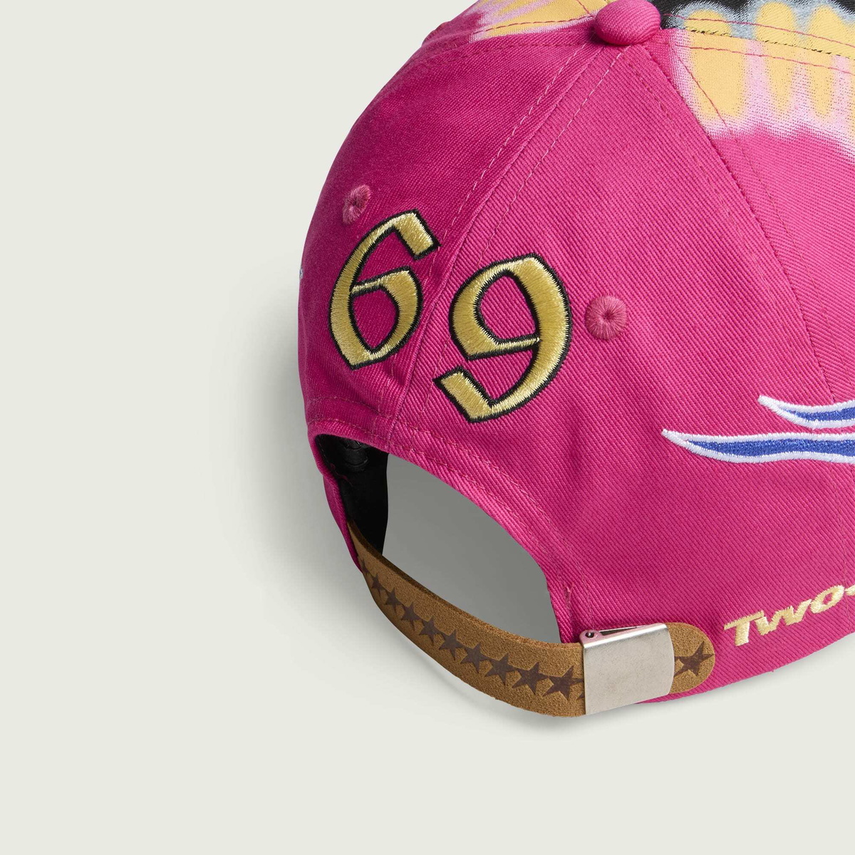 TwoJeys x Peggy Gou Flames Dad Cap in Black