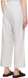 AMOMENTO Beige Drawstring Trousers