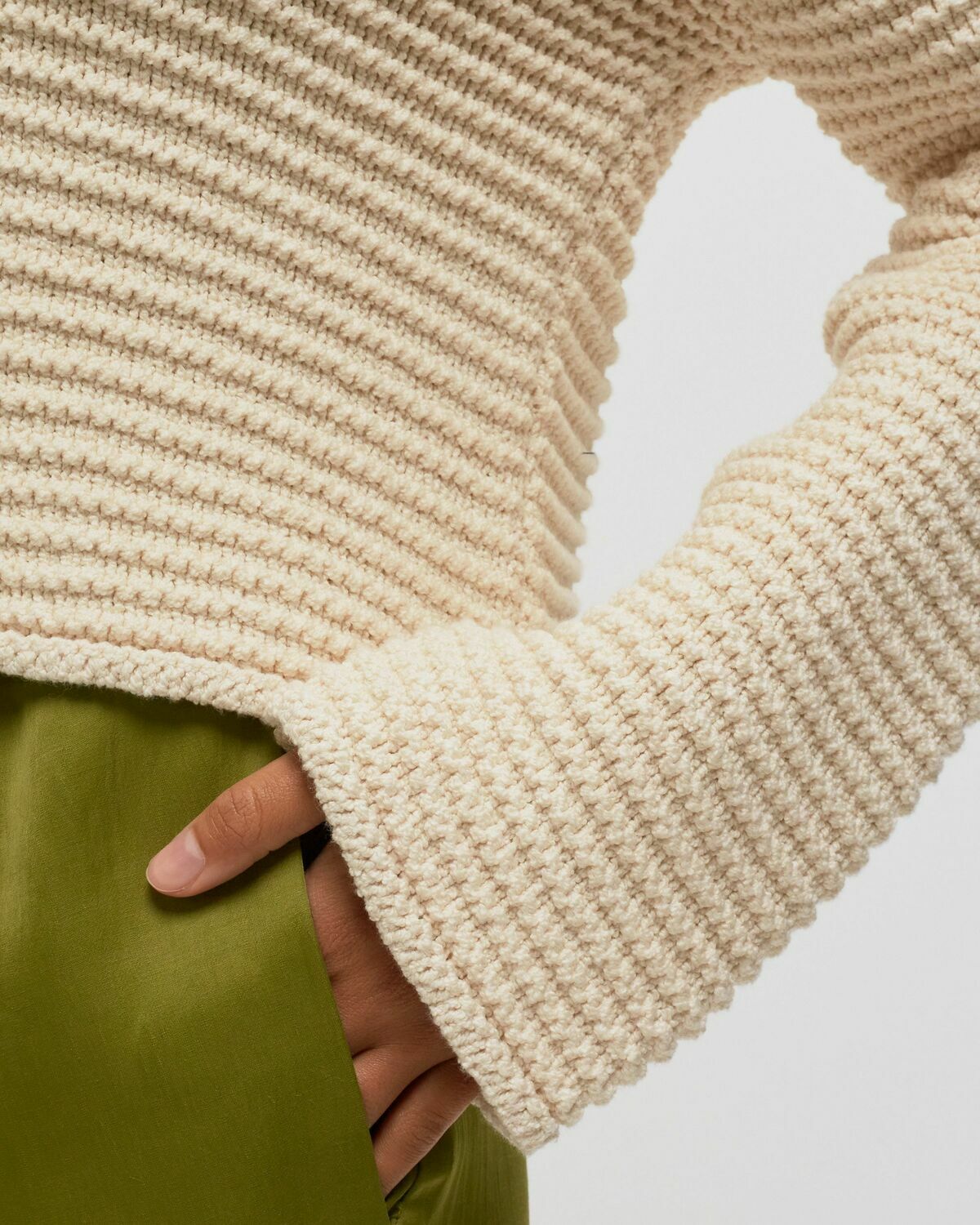 Ayen  Knit Sweater Beige Pullovers