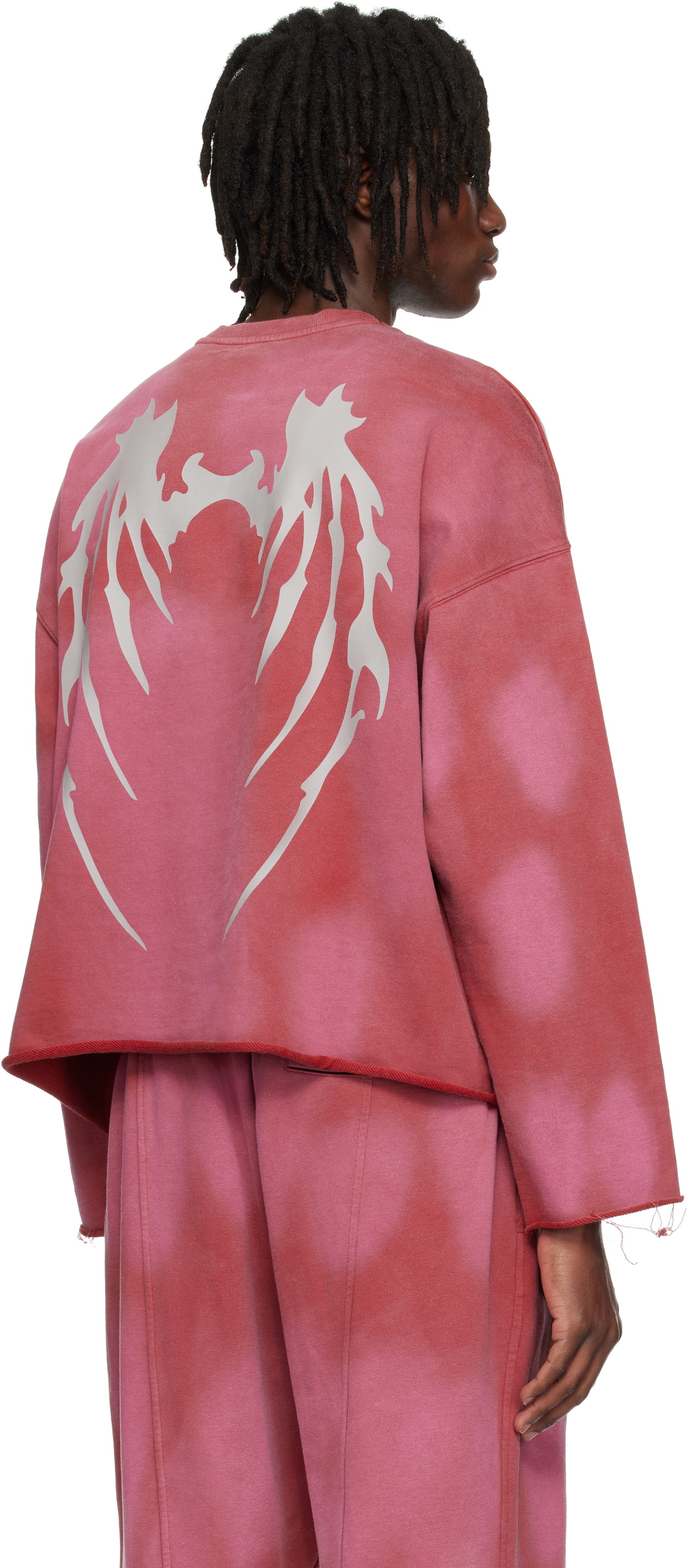 KUSIKOHC Red Faded Sweatshirt