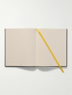 Serapian - Large Logo-Print Full-Grain Leather Notebook