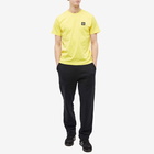 Stone Island Men's Patch T-Shirt in Yellow