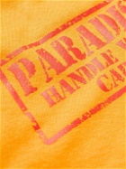 PARADISE - Printed Cotton-Jersey T-Shirt - Yellow