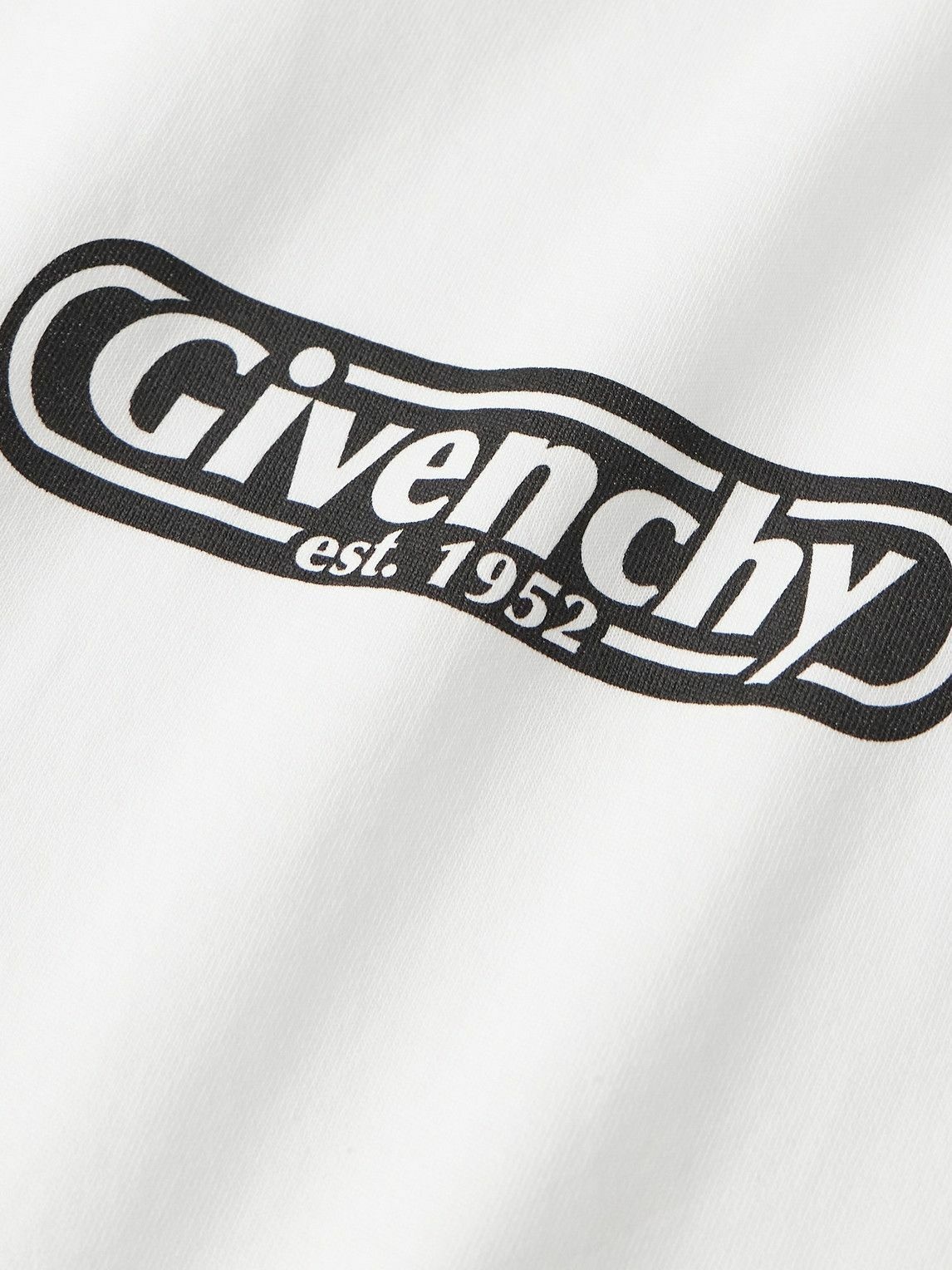 Givenchy - Logo-Print Cotton-Jersey T-Shirt - White Givenchy