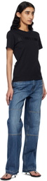 Helmut Lang Black Slim Logo T-shirt