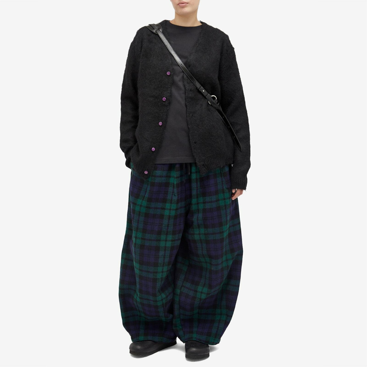 Needles Women's HDP Tartan Plaid Trousers in Blackwatch Needles