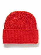 Les Tien - Ribbed Cashmere Beanie - Red
