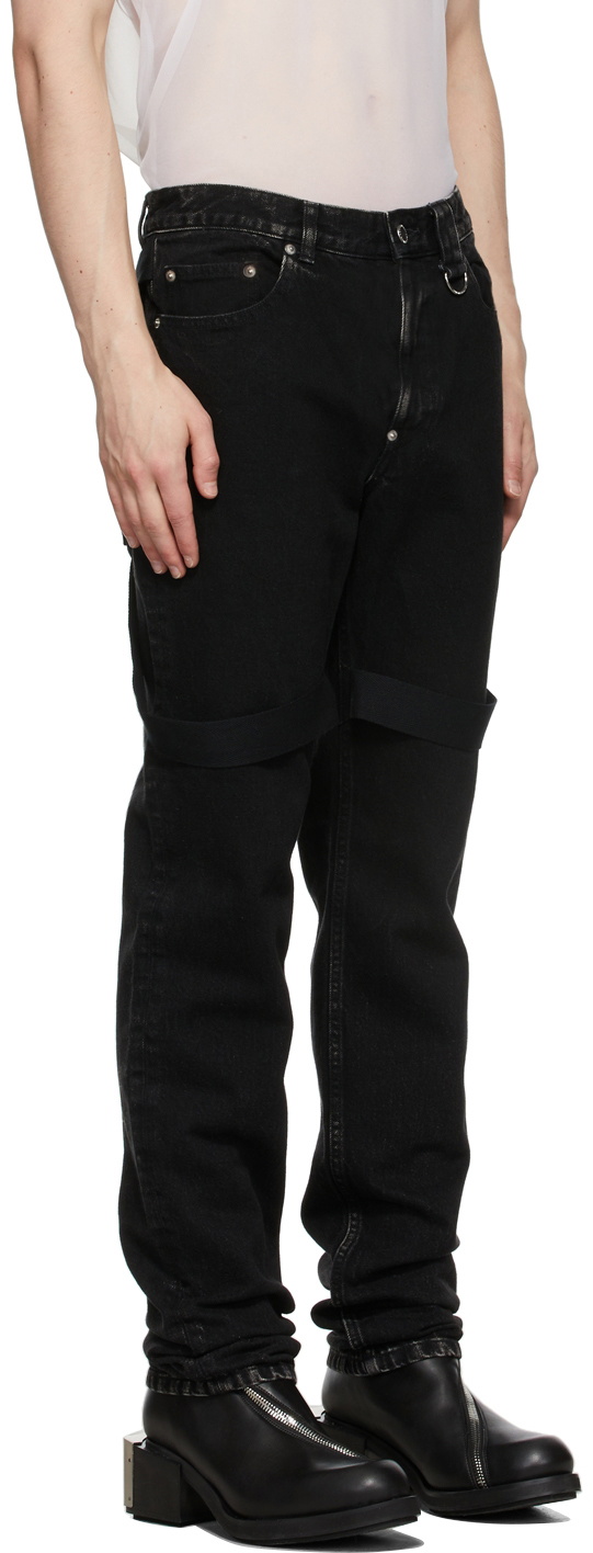 Johnlawrencesullivan Black Strap Jeans Johnlawrencesullivan