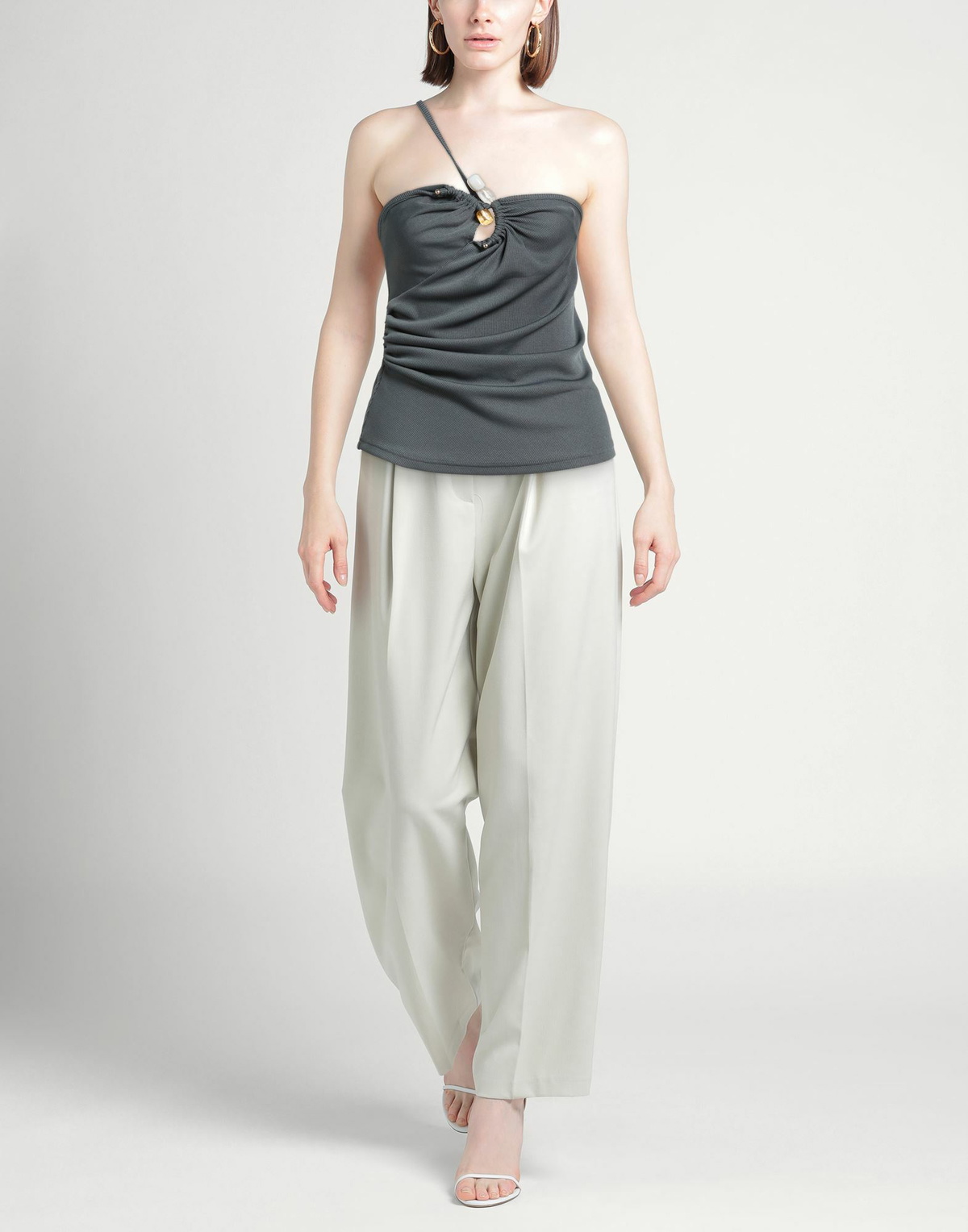Christopher Esber Womens Top in Grey