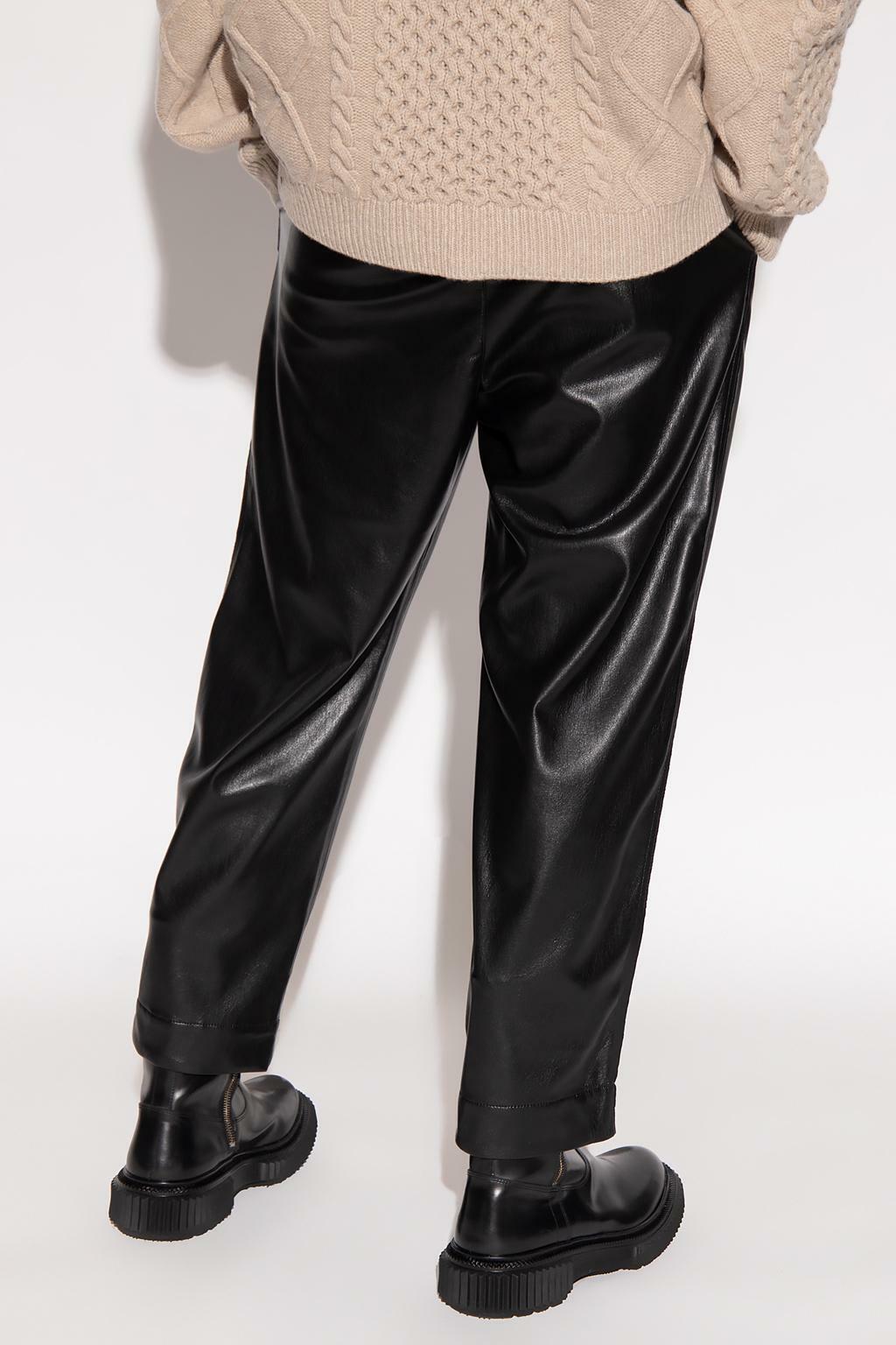 Nanushka jain Trousers In Vegan Leather