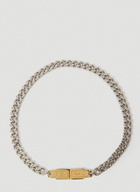 USB Curb Chain Necklace in Silver