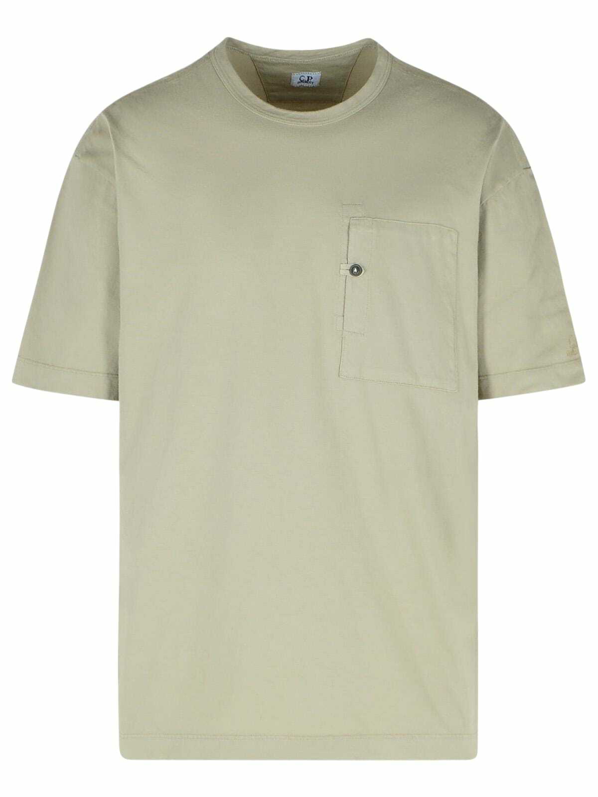 Tシャツ・カットソー C.P. COMPANY Men T-shirt Green 18CMTS087A006374G 683 Zanone - Slim-fit IceCotton T-Shirt - pine green – Slowear