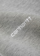 Carhartt Wip Alda Logo-embroidery Cotton-blend Sweatshirt Grey