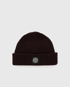 Stone Island Cap Full Rib Wool Red - Mens - Beanies