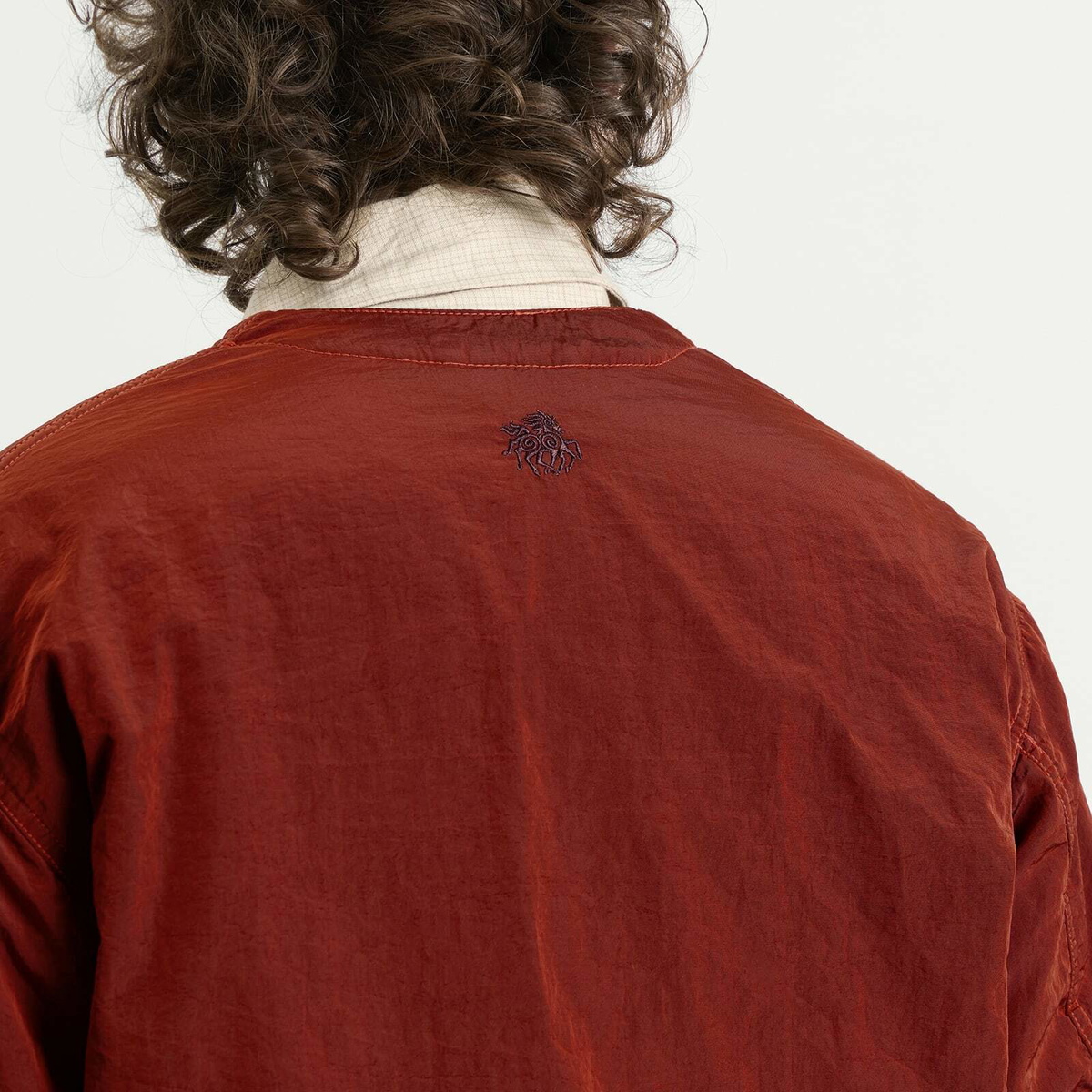 Ranra Men's Ascender Canvas Nylon Jacket in Cherry Mahogany