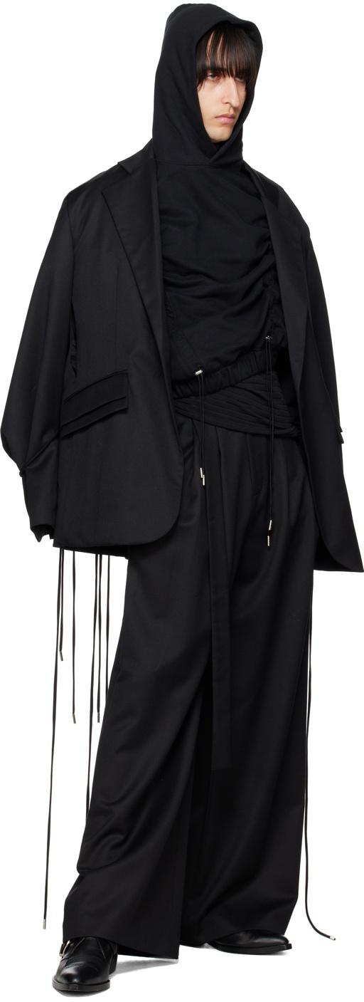 Parnell Mooney SSENSE Exclusive Black Tailored Blazer