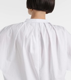 Proenza Schouler Pleated cotton poplin shirt