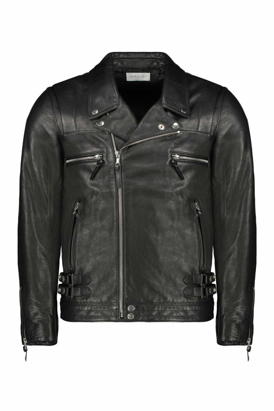Photo: John Elliott Leather Jacket