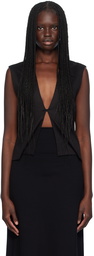 LESET Black Yoko Tank Top