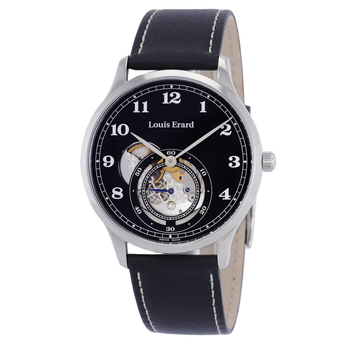 Louis Erard 1931 Hand Wind Black Dial Mens Watch 32217AA32.BVA32