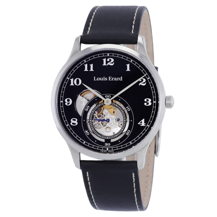 Photo: Louis Erard 1931 Hand Wind Black Dial Mens Watch 32217AA32.BVA32