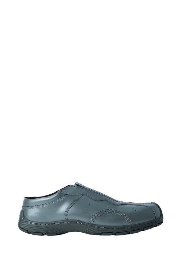 Photo: Dr. Martens Aurix Gunmetal Satin Finish Leather Slip Ons