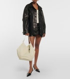 Khaite - Lotus Medium leather tote bag