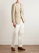 Saman Amel - Slim-Fit Unstructured Silk and Cashmere-Blend Blazer - Neutrals