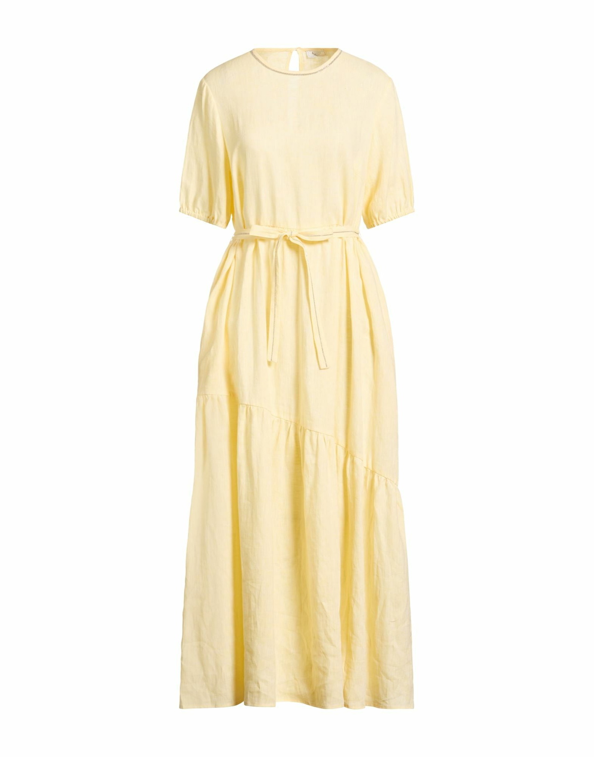 Peserico Womens Maxi dress in Yellow